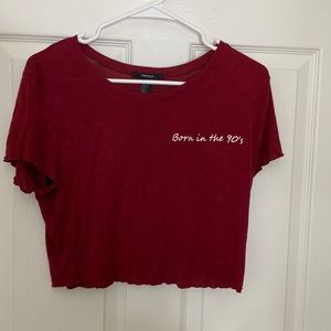 Crop top 90s